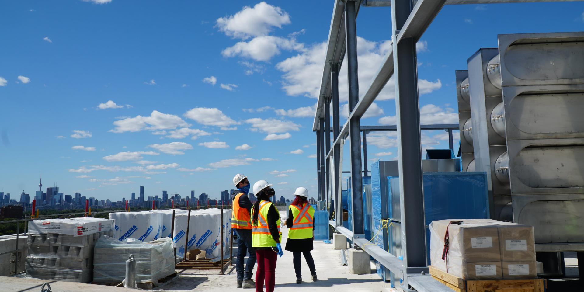 View from rooftop of MGH's new Patient Care Centre