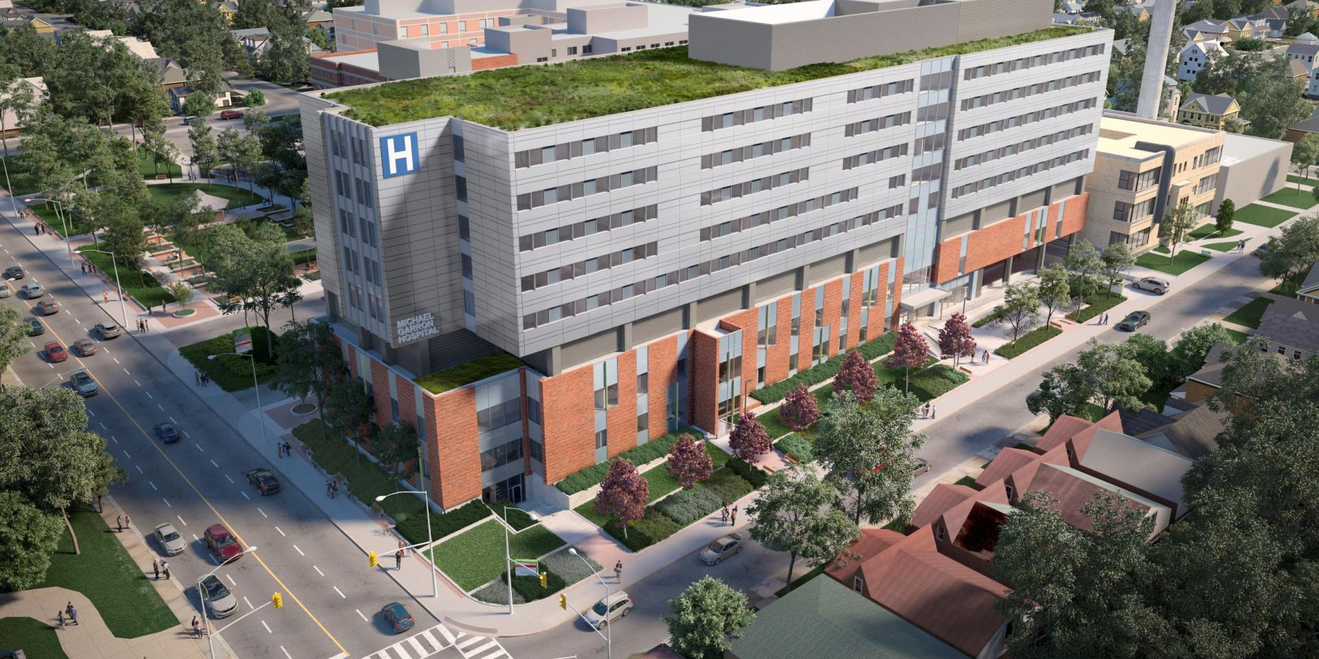 Rendering of new patient care centre