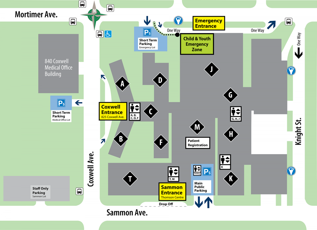 Hospital Campus Map 