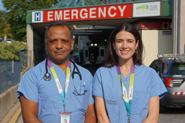 Dr. Muneesh Jha and Dr. Brittany Cameron Dr. Muneesh Jha and Dr. Brittany Cameron